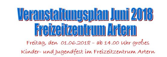 Monatsplan f&uuml;r Freizeitzentrum (Foto: Freizeitzentrum)