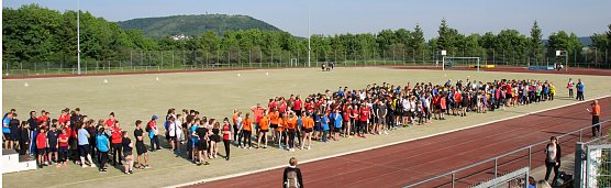 Die Leichtathleten begeisterten heute (Foto: Karl-Heinz Herrmann)