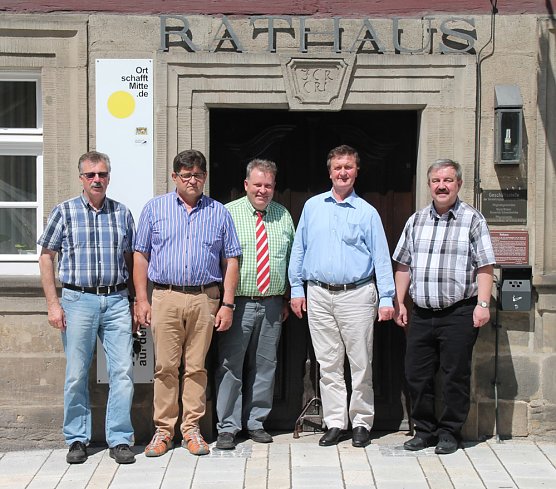 Abschiedsbesuch B&uuml;rgermeister Vogt-Ebeleben in Mitwitz (Foto: Herbert Fischer)
