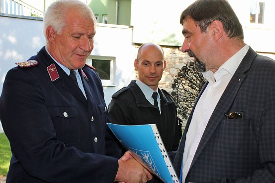 Neuer Stadtbrandmeister f&uuml;r Sondershausen (Foto: Karl-Heinz Herrmann)