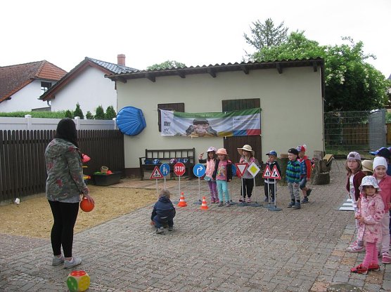 Verkehrssicherheitstag der ev. Kita Heldrungen (Foto: Bernd M&uuml;ller)