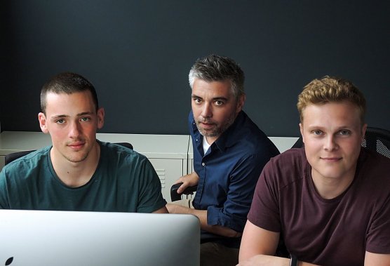 David, A.Hillmann + P.Belz (Foto: PLUSGRAD) David, A.Hillmann + P.Belz (Foto: PLUSGRAD)