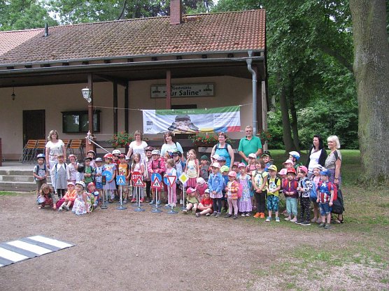 Verkehrssicherheitstag in der Kita  Magdalenenstra&szlig;e Artern (Foto: Bernd M&uuml;ller)