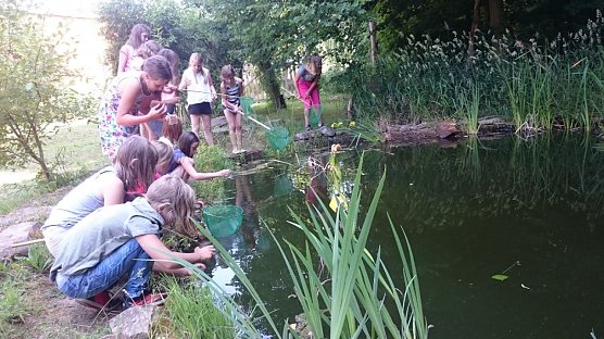Praktischer Unterricht auf dem Abenteuerspielplatz (ASP) (Foto: Stadtjugendring)