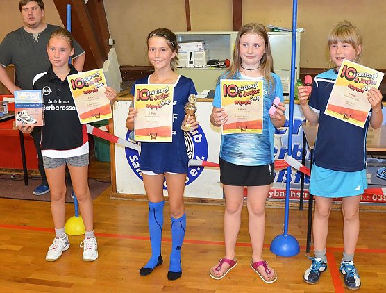 Erfolgreiche Frankenh&auml;user Badmintontalente (Foto: Andreas Reich)