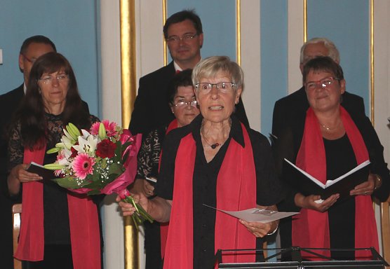 Das Jubil&auml;um beim Jubil&auml;um (Foto: Karl-Heinz Herrmann)