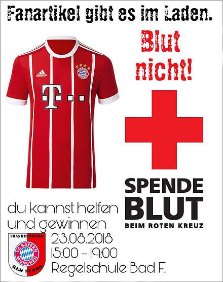 Aufruf zum Blutspenden (Foto: Steffen Kobrow)