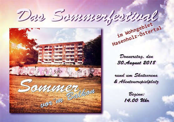 Sommer vor&acute;m Balkon (Foto: HOC)