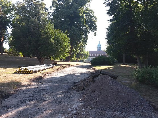 Hier wird gebaut (Foto: Karl-Heinz Herrmann)