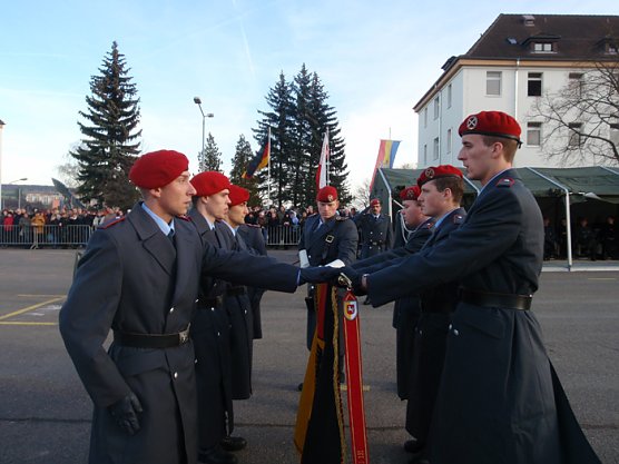 Gel&ouml;bnis in Sondershausen (Foto: Bundeswehr Sondershausen)