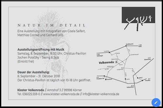 Fotoausstellung Natur in Farbe (Foto: Holger Schurack) Fotoausstellung Natur in Farbe (Foto: Holger Schurack)