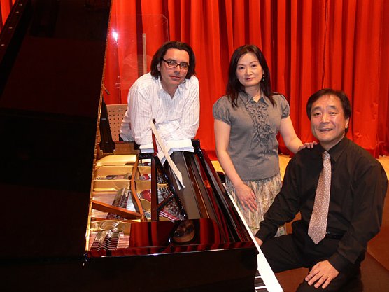 Thomas Kohl, Takako Masuda und Hiroaki Masuda (Foto: Theater Nordhausen)