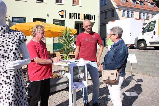 Angst trifft Mut... (Foto: Karl-Heinz Herrmann) Angst trifft Mut... (Foto: Karl-Heinz Herrmann)