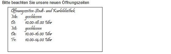 Fundgrube Stadt- und Kurbibliothek (Foto: Stadtmarketing Bad Frankenhausen) Fundgrube Stadt- und Kurbibliothek (Foto: Stadtmarketing Bad Frankenhausen)