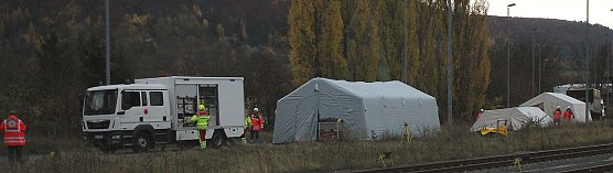 Zugungl&uuml;ck war nur eine &Uuml;bung (Foto: Karl-Heinz Herrmann)