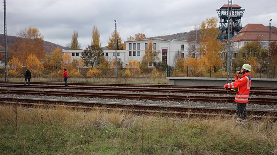 Zugungl&uuml;ck war nur eine &Uuml;bung (Foto: Karl-Heinz Herrmann)