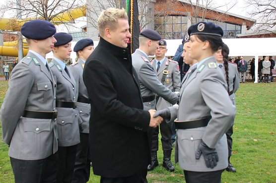 Gleich zwei Kompanien vereidigt (Foto: Karl-Heinz Herrmann)