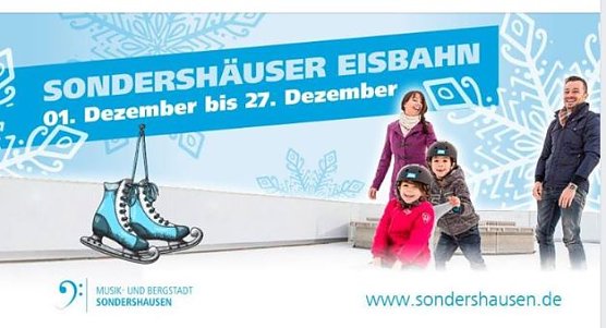Die Sondersh&auml;user Eisbahn. (Foto: Stadt Sondershausen)