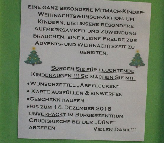 Die Wunschb&auml;ume stehen (Foto: Karl-Heinz Herrmann)