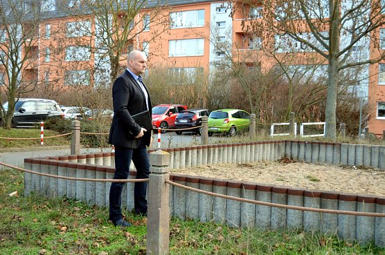 Ersatz f&uuml;r gesperrten Parkplatz (Foto: Stadt Sondershausen)