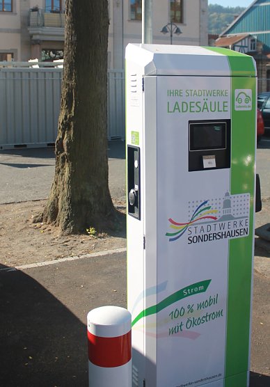 Lades&auml;ule (Foto: Stadtwerke Sondershausen)