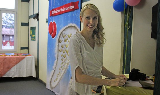 Weihnachtsengel im JUST (Foto: Karl-Heinz Herrmann)
