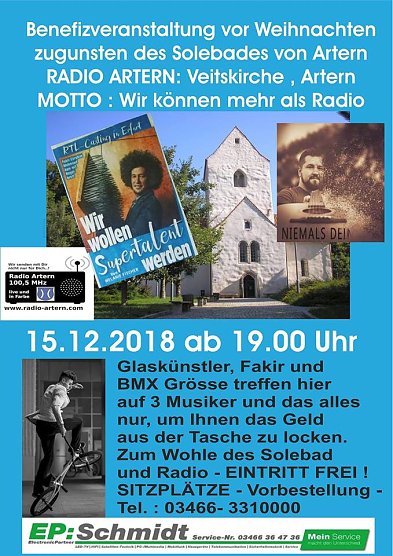 BENEFIZ - Veranstaltung in Artern (Foto: Radio Artern)