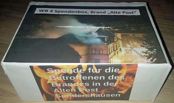 Spende für Alte Post Bewohner (Foto: Thomas Leipold) Spende für Alte Post Bewohner (Foto: Thomas Leipold)