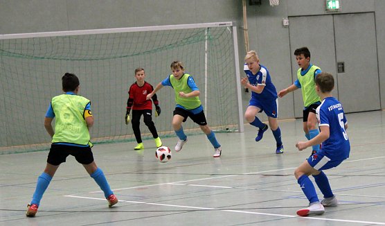 &Uuml;berraschung beim D-Junioren im Hallencup 2019 (Foto: Karl-Heinz Herrmann)