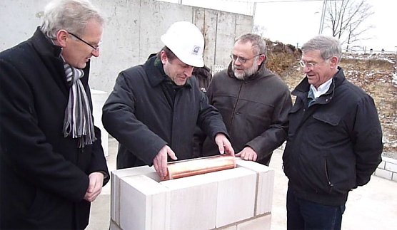 Grundsteinlegung Sportlerheim Westerengel (Foto: Karl-Heinz Herrmann)