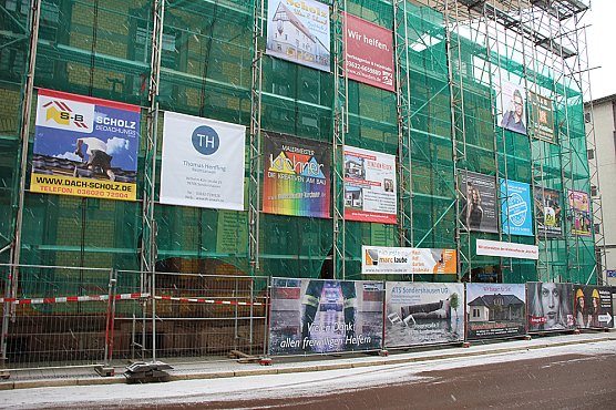 Aktion Wir unterstützen den Wiederaufbau der Alten Post (Foto: Karl-Heinz Herrmann) Aktion Wir unterstützen den Wiederaufbau der Alten Post (Foto: Karl-Heinz Herrmann)