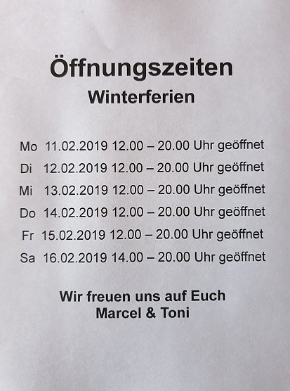 Einwohnerversammlung und &Ouml;ffnungszeiten... (Foto: B&uuml;rgermeister Sondetshausen)