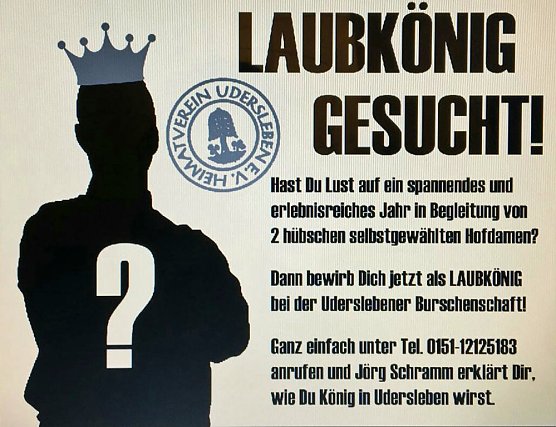 Laubkönig (Foto: Burschenschaft) Laubkönig (Foto: Burschenschaft)