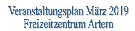Freizeitzentrum im März (Foto: Freizeitzentrum Artern) Freizeitzentrum im März (Foto: Freizeitzentrum Artern)