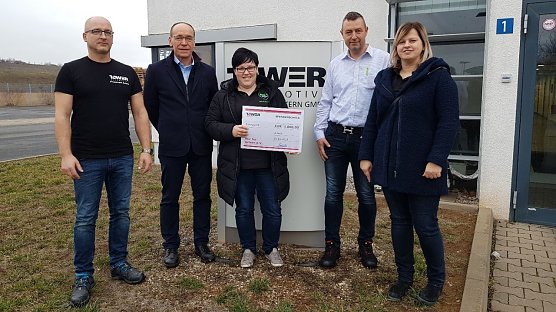 Verein erhielt Spende (Foto: Christin Jordanland)