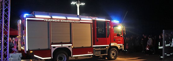 Freiwillige Feuerwehr pr&auml;sentierte HLF20 (Foto: Karl-Heinz Herrmann)