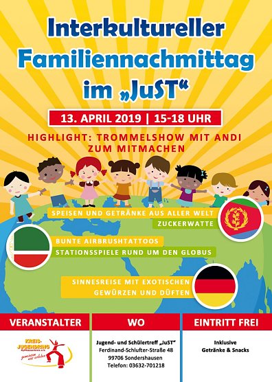 Interkultureller Familiennachmittag im JuST (Foto: JuST)