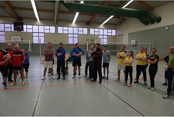 Abschluss beim Volleyball (Foto: WSG Franzberg)