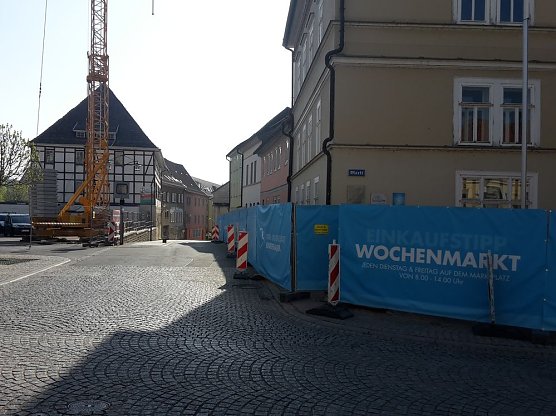 Burgstra&szlig;e gesperrt (Foto: Karl-Heinz Herrmann)