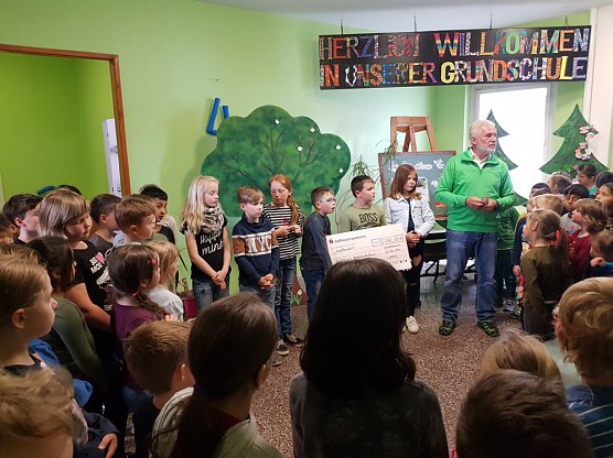 Klassenfahrt mit Spende verbunden (Foto: I. Urland)