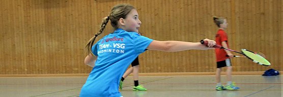 Beim Badminton erfolgreich (Foto: Andreas Reich)