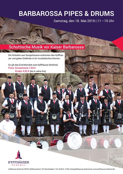Schottische Musik bei Kaiser Barbarossa (Foto: Stadtmarketing Bad Frankenhausen) Schottische Musik bei Kaiser Barbarossa (Foto: Stadtmarketing Bad Frankenhausen)