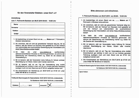 Bereits 7. Stra&szlig;en-Flohmarkt (Foto: privat)