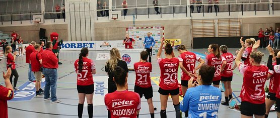 Emotionaler Saisonabschluss in der Wiedigsburghalle (Foto: Angelo Glashagel) Emotionaler Saisonabschluss in der Wiedigsburghalle (Foto: Angelo Glashagel)