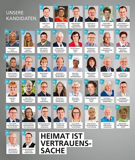 "Heimat ist Vertrauenssache" (Foto: CDU Kyffh&auml;userkreis)