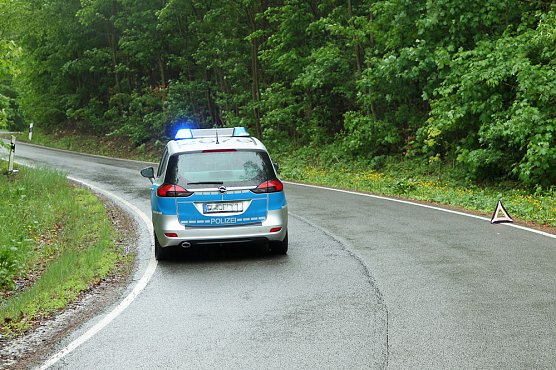 Unfall bei Strau&szlig;berg (Foto: Silvio Dietzel)