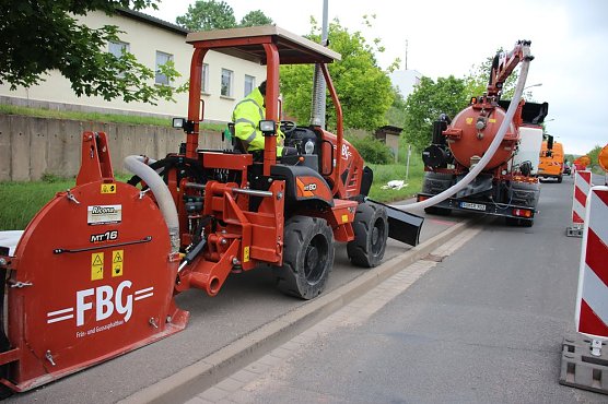 Offizieller Baustart zum gef&ouml;rderten Breitbandausbau (Foto: Karl-Heinz Herrmann)