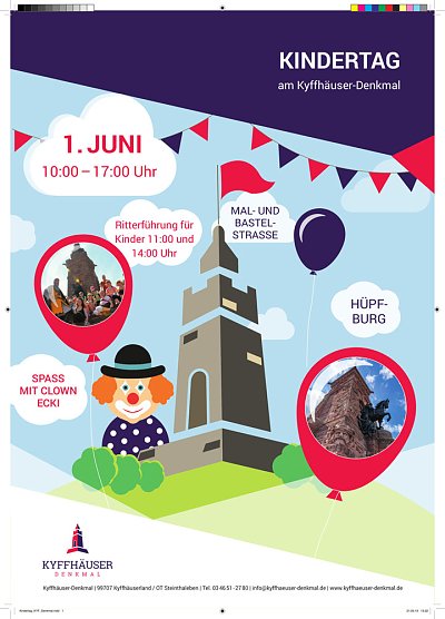 Kindertag am Kyffhäuserdenkmal (Foto: Stadtmarketing Bad Frankenhausen) Kindertag am Kyffhäuserdenkmal (Foto: Stadtmarketing Bad Frankenhausen)
