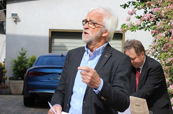 Liszt-Gedenktafel in Sondershausen enth&uuml;llt (Foto: Karl-Heinz Herrmann)