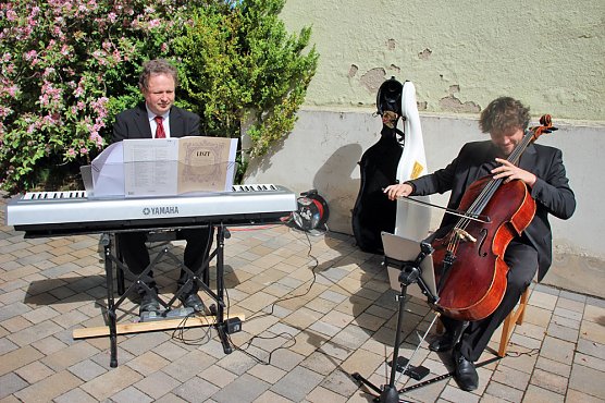 Liszt-Gedenktafel in Sondershausen enth&uuml;llt (Foto: Karl-Heinz Herrmann)